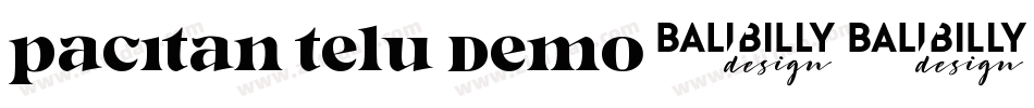 Pacitan Telu Demo字体转换